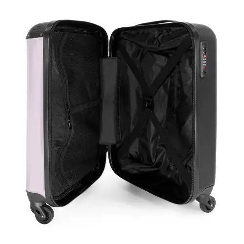 Fashion - Paarse jurk NBS - Handbagage koffer - Kinderen Unisex middel -binnenkant