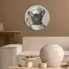 Bril - Hond - Kok Akoestische PET Vilt - Rond klein -sfeer1