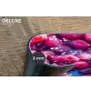 Frambozen - Waterdruppels - Vruchten Placemat vinyl groot 368 -closeup