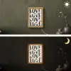 Love - Hart - Beige Light Box met kabel (Wandlamp) klein -sfeer3