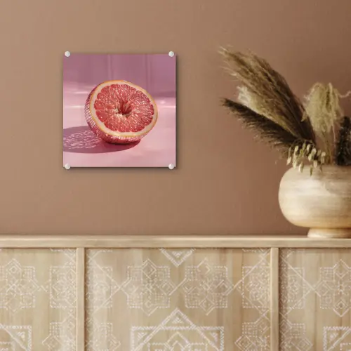 Grapefruit - Roze - Disco - Shiny plexiglas 5mm klein -sfeer5