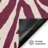 New era - Bordeaux - Zebraprint Deurmat klein -antislip_NL