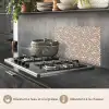 Beige - Bruin - Patroon - Strepen keuken achterwand spatscherm klein 900 -usp_FR