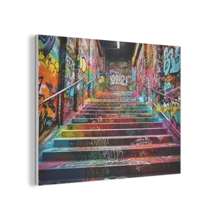 Trap - Graffiti - Kleuren - Kunst PET vilt klein -3d