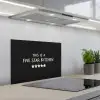 This is a five star kitchen keuken achterwand spatscherm klein -3d_schuin