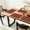 Abstract - Textuur - Bruin Placemat vinyl groot 368 -zzsfeer4_Kitchenyeah-website