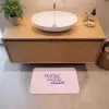 You're doing great - Roze - Bubble letters Badmat klein -sfeer1