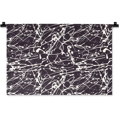 Spat - Waterverf - Wit Wandkleed katoen klein 269 -zz3d