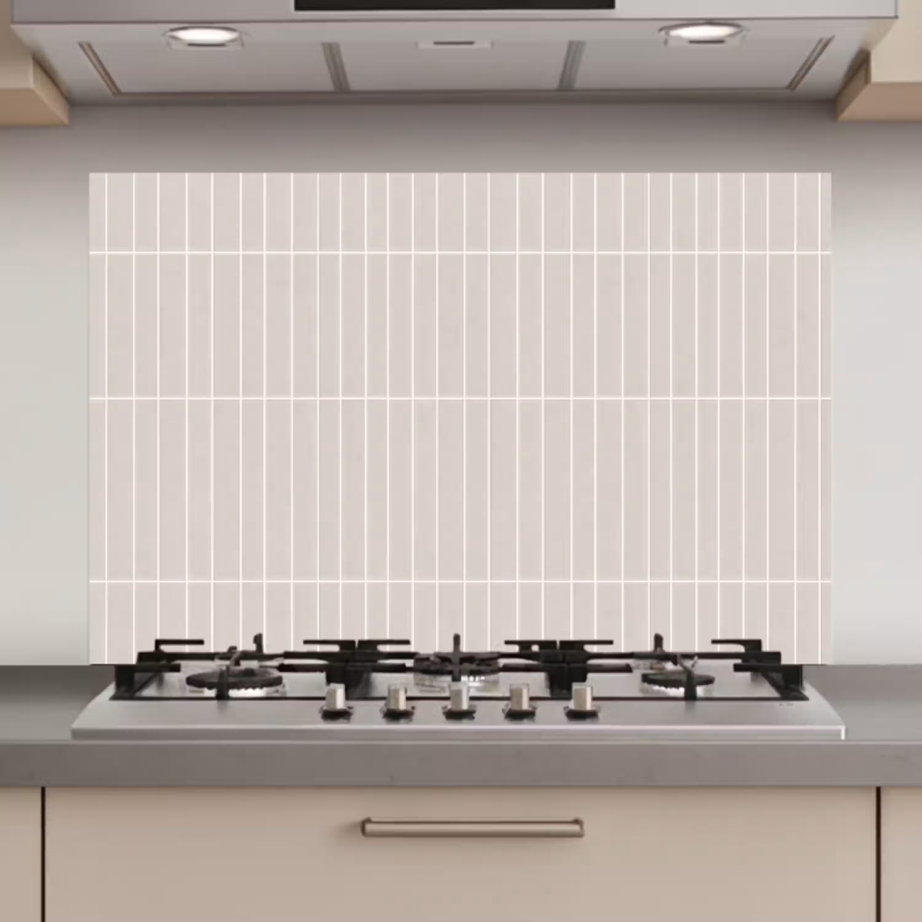 Patroon - Tegels - Zand keuken achterwand spatscherm klein 900 -3d_website