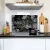Palm - Jungle - Tropical Inductie beschemer met haakjes klein -sfeer2