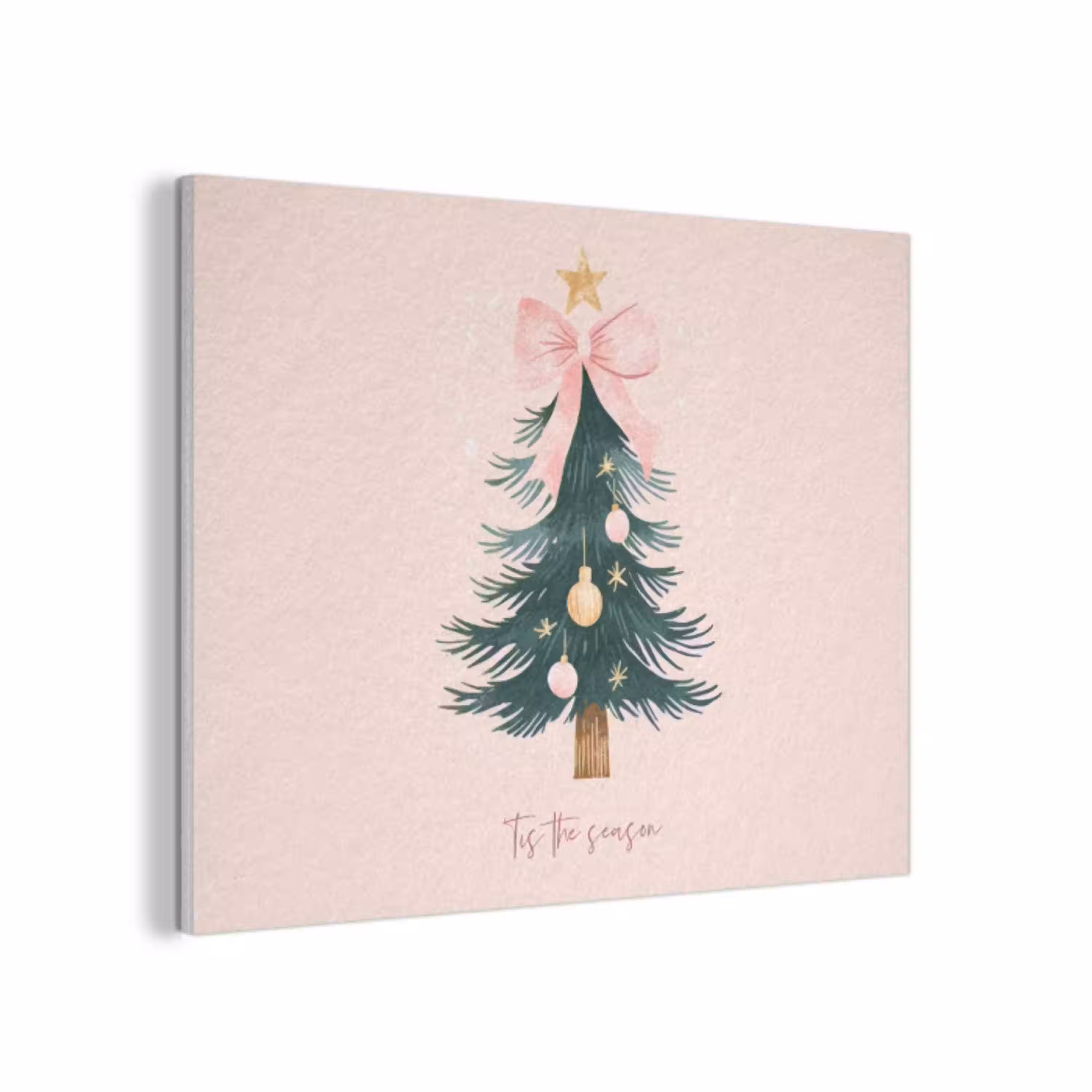 Christmas Season - Kerst - Kerstboom - Roze PET vilt klein -3d