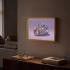 Edelstenen - Glitters - Paars - Kleurrijk Light Box met batterij (Wandlamp) middel -sfeer1