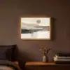 Minimalistisch - Landschap - Dimensie Light Box met batterij (Wandlamp) middel -sfeer4