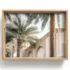 Gebouw - Palmbomen - Beige - Zon Dienblad Rechthoek middel -z3d_shopping