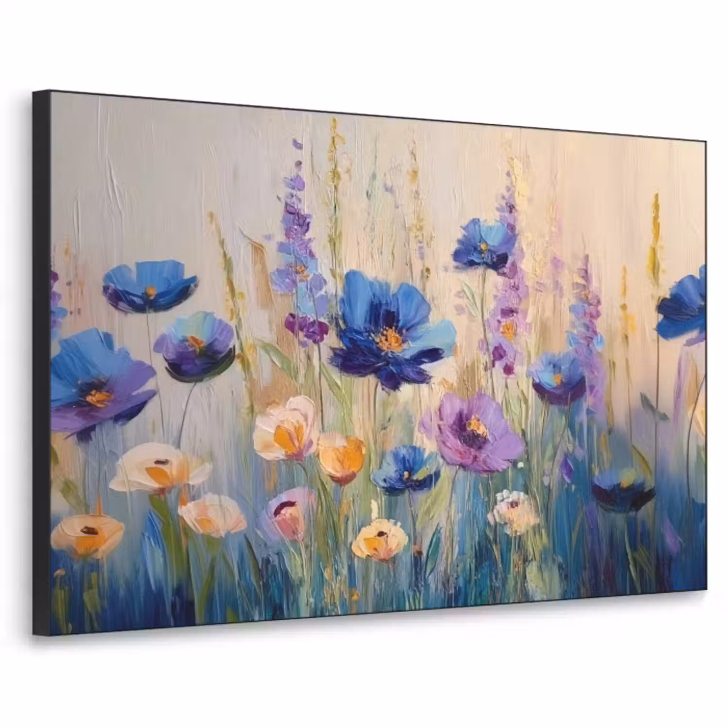 Art Frame - Zomers - Wilde bloemen - Penseelstreken