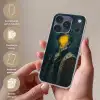 Koning - Portret - Druipende gele verf Telefoonhoesje iPhone 17 Pro klein -sfeer3_NL