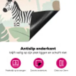 Jungle - Dieren - Groen Inductie beschermer vinyl 3mm klein -wsfeer4_website