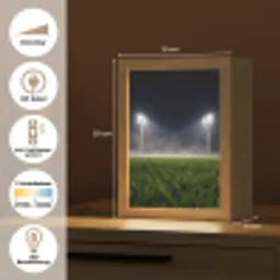 Stadion - Lichtmast - Sport - Nacht Light Box met kabel (Kinderlampje) klein -USP_DE