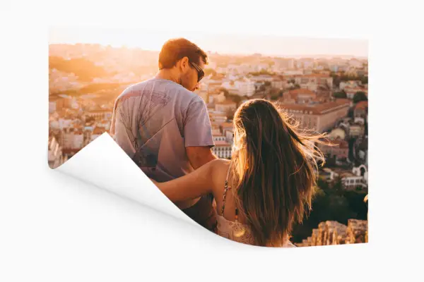 Tuinposter voorbeeld los doek