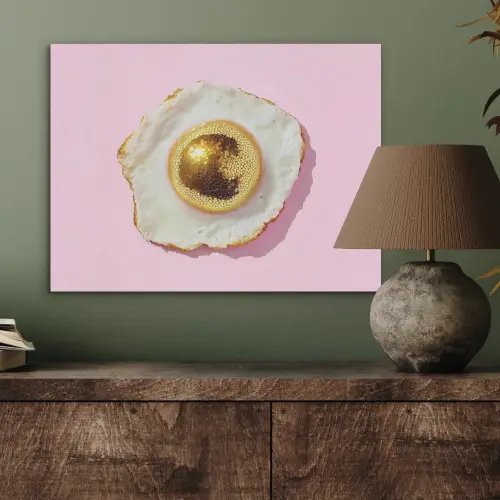 Ei - Disco - Ontbijt - Glitter PET vilt klein -sfeer2