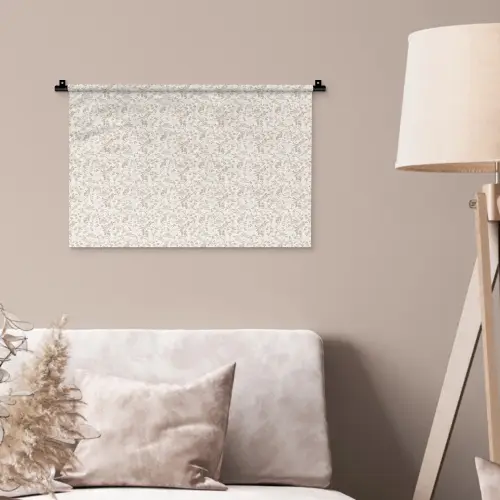 Bloemen - Patroon - Taupe Wandkleed katoen klein 269 -sfeer4
