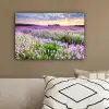 Lavendel - Bloemen - Zonsondergang - Paars - Weide canvas 2cm klein -sfeer3