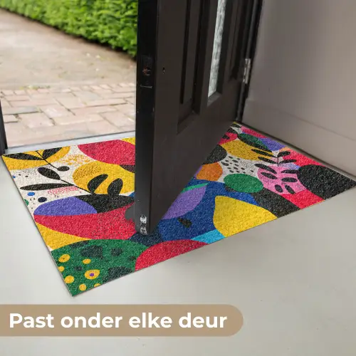 Vormen - Stippen - Kleurrijk Deurmat klein -USP_NL