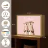 Otters - Glimlach - Bruin Light Box met batterij (Wandlamp kind) middel -USP_websiteoverzichtNL
