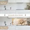 Bloem - Dahlia - Wit keuken achterwand 2 middel -voor-na_DE