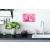 Roze - Verf - Coffee Muursticker klein -keuken