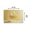 Citroen - Taart - Eten - Geel Placemat vinyl groot -specs