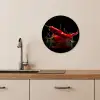 Peper - Rood - Zwart - Water - Groente KitchenYeah - Keuken - Wandcirkel Forex klein -sfeer3