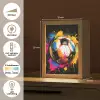 Graffiti - Sport - Voetbal - Verf - Bal Light Box met kabel (Tafellamp) klein -USP_NL