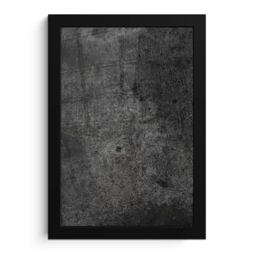 Beton - Structuur - Retro - Zwart - Grijs - Rustiek fotolijst zwart zonder passe partout klein -3d
