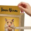 Hamster - Nootje - Geel - Knaagdier Light Box met kabel (Kinderlampje) klein -USP_websiteprintNL