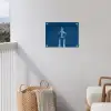 Vliegtuig - Lucht - Condensstrepen - Wit tuinposter los doek klein -sfeer8