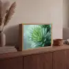 Blad - Plant - Groen - Textuur Light Box met batterij (Wandlamp) middel -sfeer2