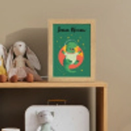 Dino - Groen - Planeet Light Box met kabel (Kinderlampje) klein -sfeer2_kind