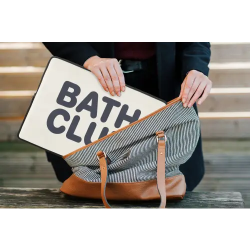 Quote - Grijs - Wit laptophoes neopreen klein -tas