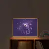 Monster - Paars - Ruimte Light Box met batterij (Wandlamp kind) middel -sfeer1_kind