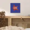 Slow down you're doing fine - Ster - Blauw aluminium wit klein -sfeer3