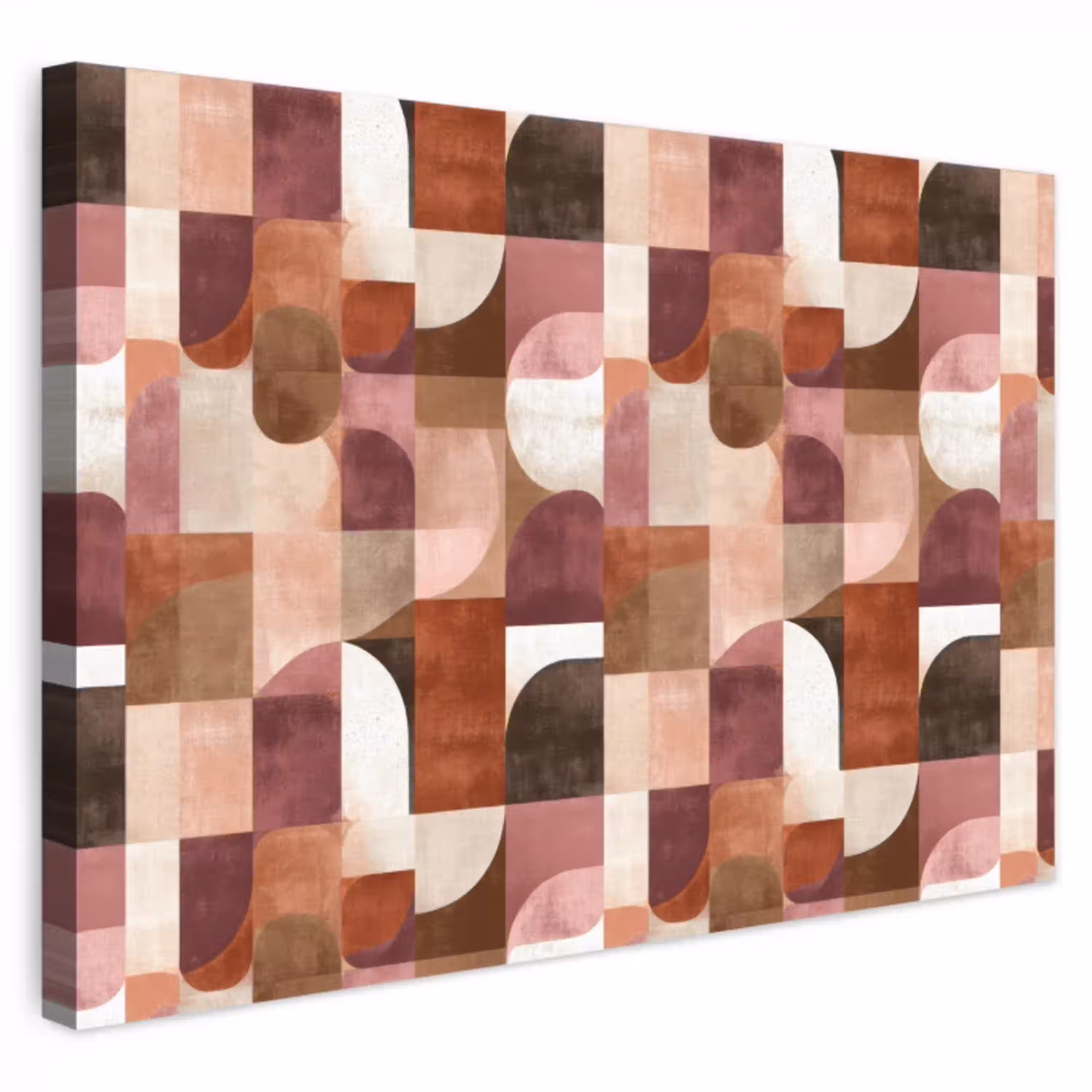 Geometrie - Modern - Retro canvas 2cm klein 34 -3d