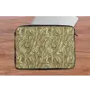 Abstract - Marmer - Groen laptophoes neopreen klein 279 -tafel