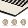 Minimalistisch - Zwarte boog - Gouden cirkel aluminium wit klein -closeup_NL