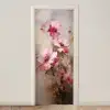 Bloemen - Roze - Kunst - Watercolor deurposter klein -3d_beige