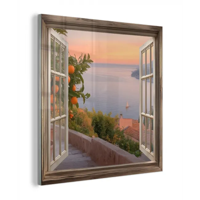 Doorkijk - Uitzicht - Meer - Landschap plexiglas 5mm klein -z3d