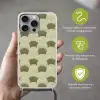 Bladeren - Structuur - Groen Hoesje iPhone 16 Pro Max met koord klein 804 -sfeer2_NL