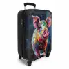 Varken op donkere achtergrond als olieverf kunst NBS - Handbagage koffer - Unisex middel -productfoto_3d
