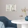 Zilver - Bestek - Hout poster papier klein -sfeer3