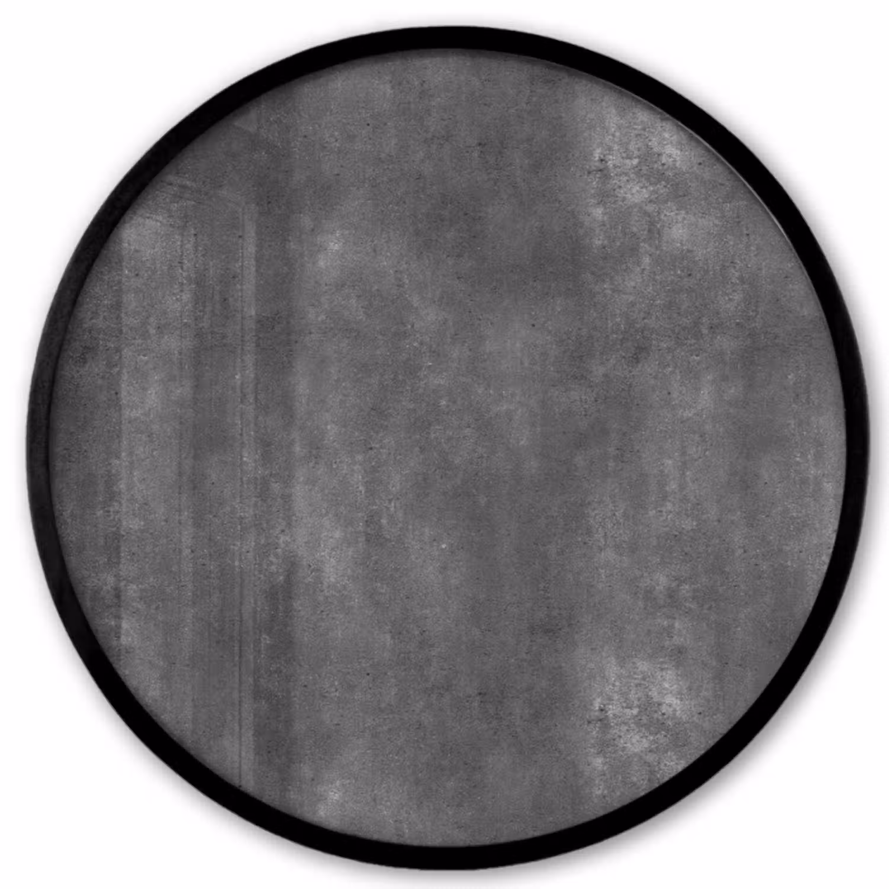 Donkergrijs - Ruw - Beton Fotolijst rond zonder passe partout klein 856 -3d